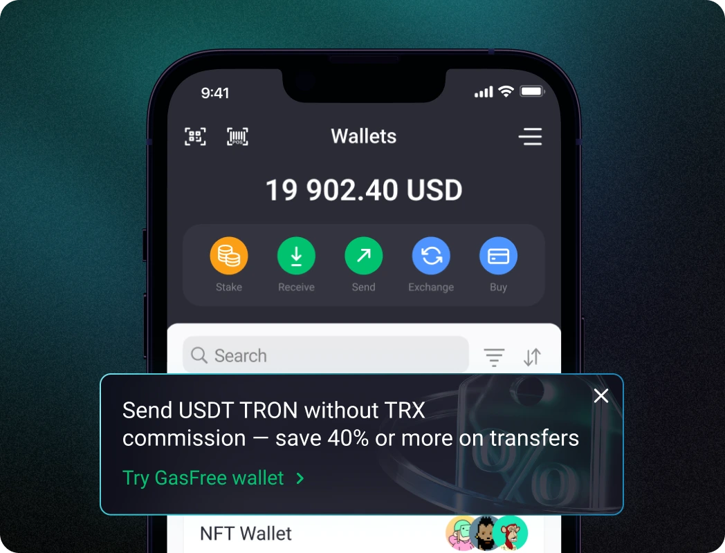 Create your GasFree wallet
